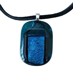 Blue Pendant‎ Necklace Beautiful Elegant Ocean